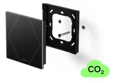 100586 Loxone Touch Pure Classic CO2 Tree antraciet