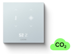 100612 Loxone Touch Pure Flex CO₂ Tree zuiver wit