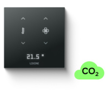 100613 Loxone Touch Pure Flex CO₂ Tree antraciet