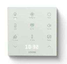 100863 Loxone Touch Pure Flex Battery Air fluweelwit