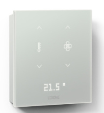 100865 Loxone Touch Pure Flex 24V IP44 Air fluweelwit