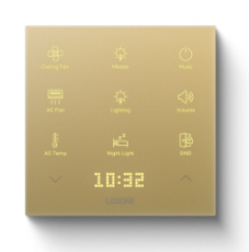 100880 Loxone Touch Pure Flex 24V Air goud