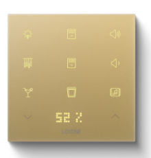 100884 Loxone Touch Pure Flex 24V IP44 Air goud